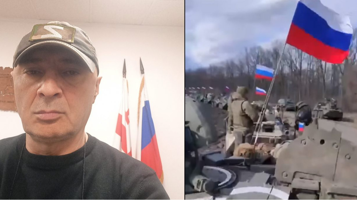 Шурин Каладзе в соцсетях публикует российскую пропаганду и посещал временно оккупированные территории