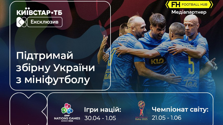 Де та коли дивитись чемпіонат світу 2025 з мініфутболу
