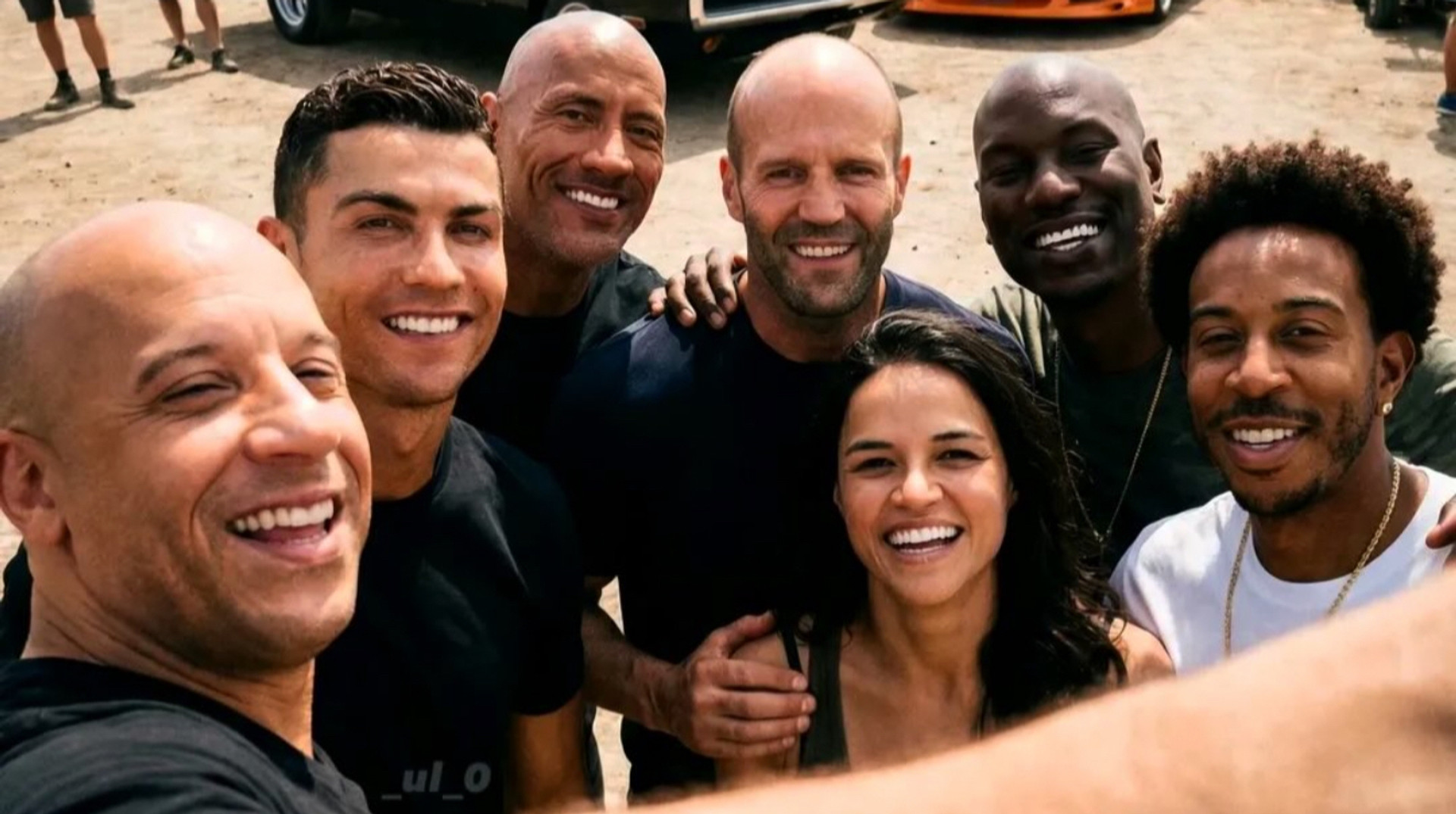 Выполнил шпагат в стиле Ван Дамма: Роналду засветился на съемках новой части Форсажа