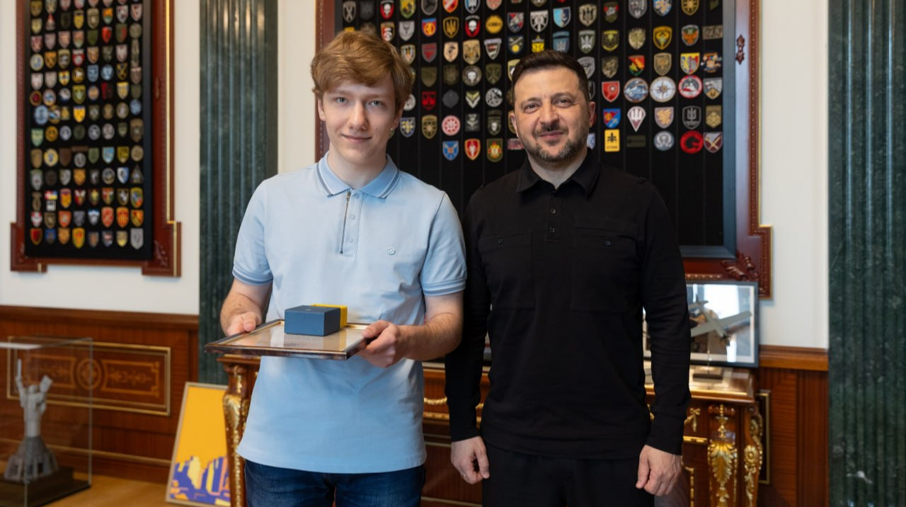 Роман Дегтярьов та Володимир Зеленський