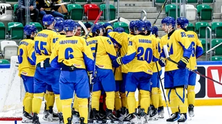 Коридор пошани для литовців: українські хокеїсти емоційно відсвяткували підвищення у класі