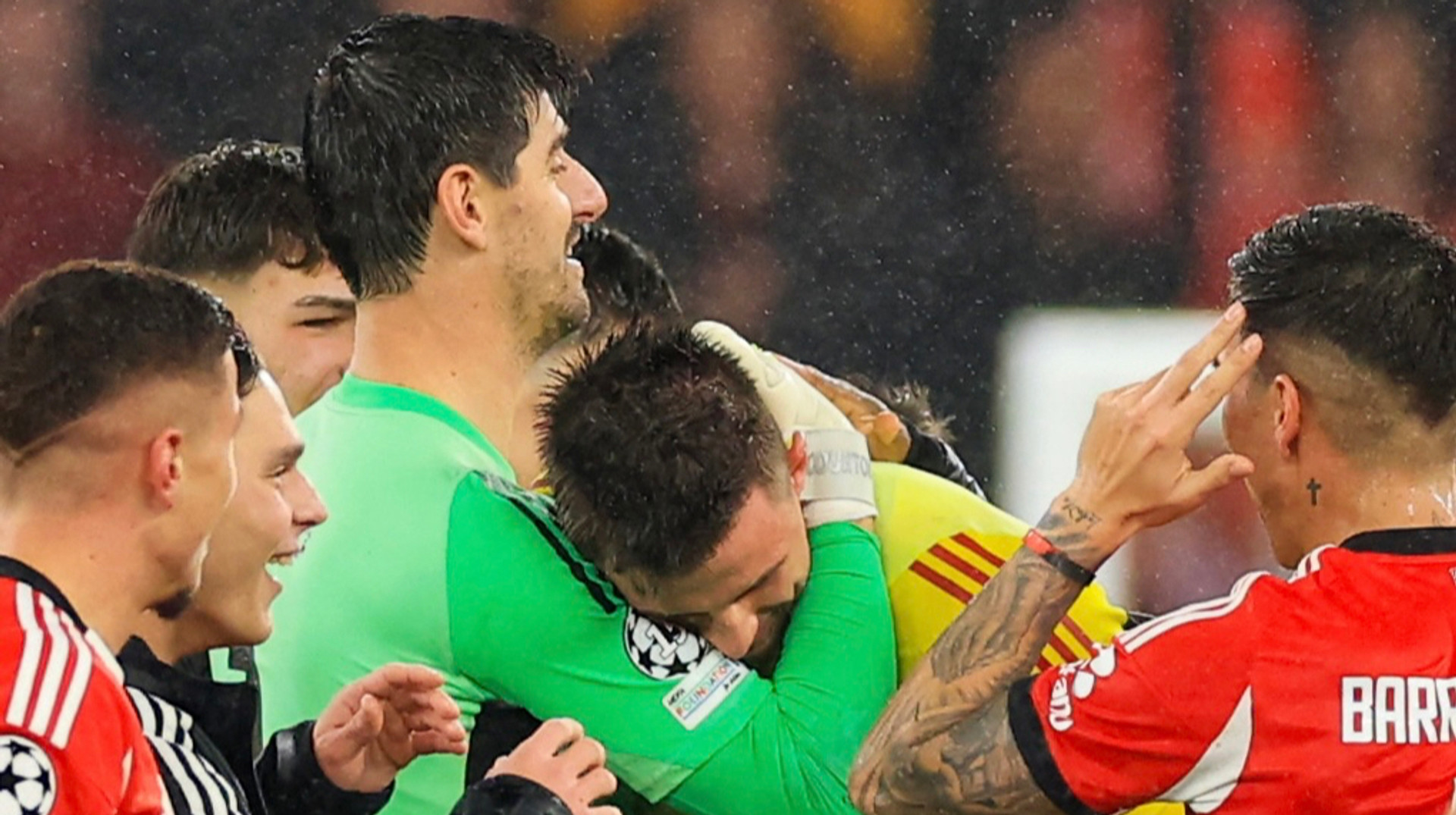 Признание от звездного коллеги: Куртуа поздравил Трубина с забитым голом после матча ЛЧ