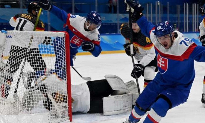 Збірна Словаччини впевнено вийшла до чвертьфіналу олімпійського хокейного турніру