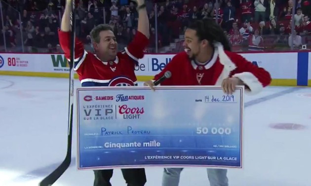 На матчі НХЛ уболівальник виграв 50 тисяч доларів