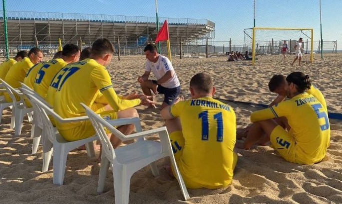 Збірна України здолала Італію на старті Європейських ігор з пляжного футболу