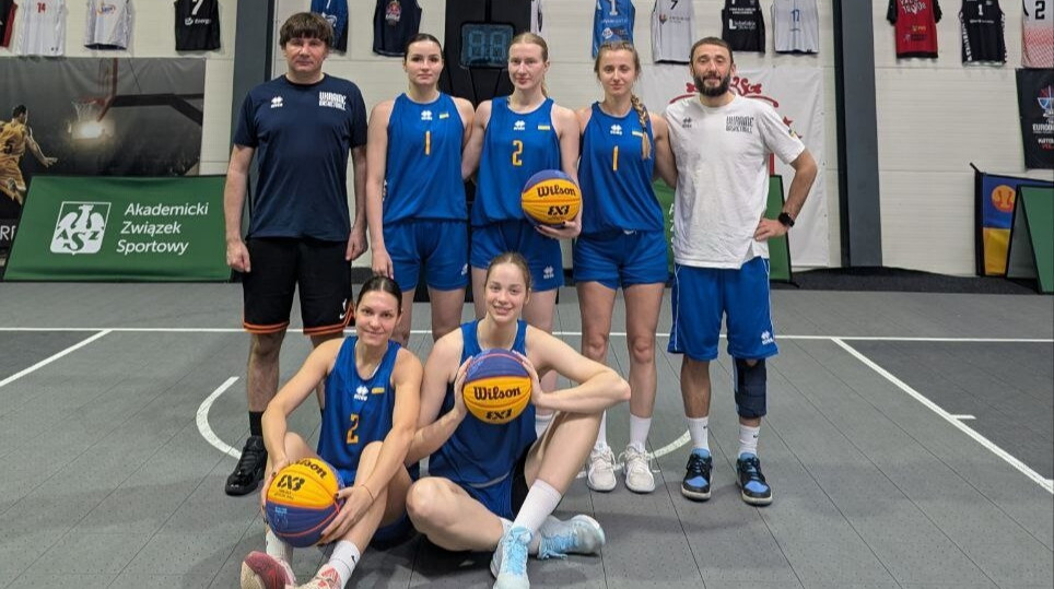 Женская сборная Украины 3х3 провела два спарринга с командой Польши
