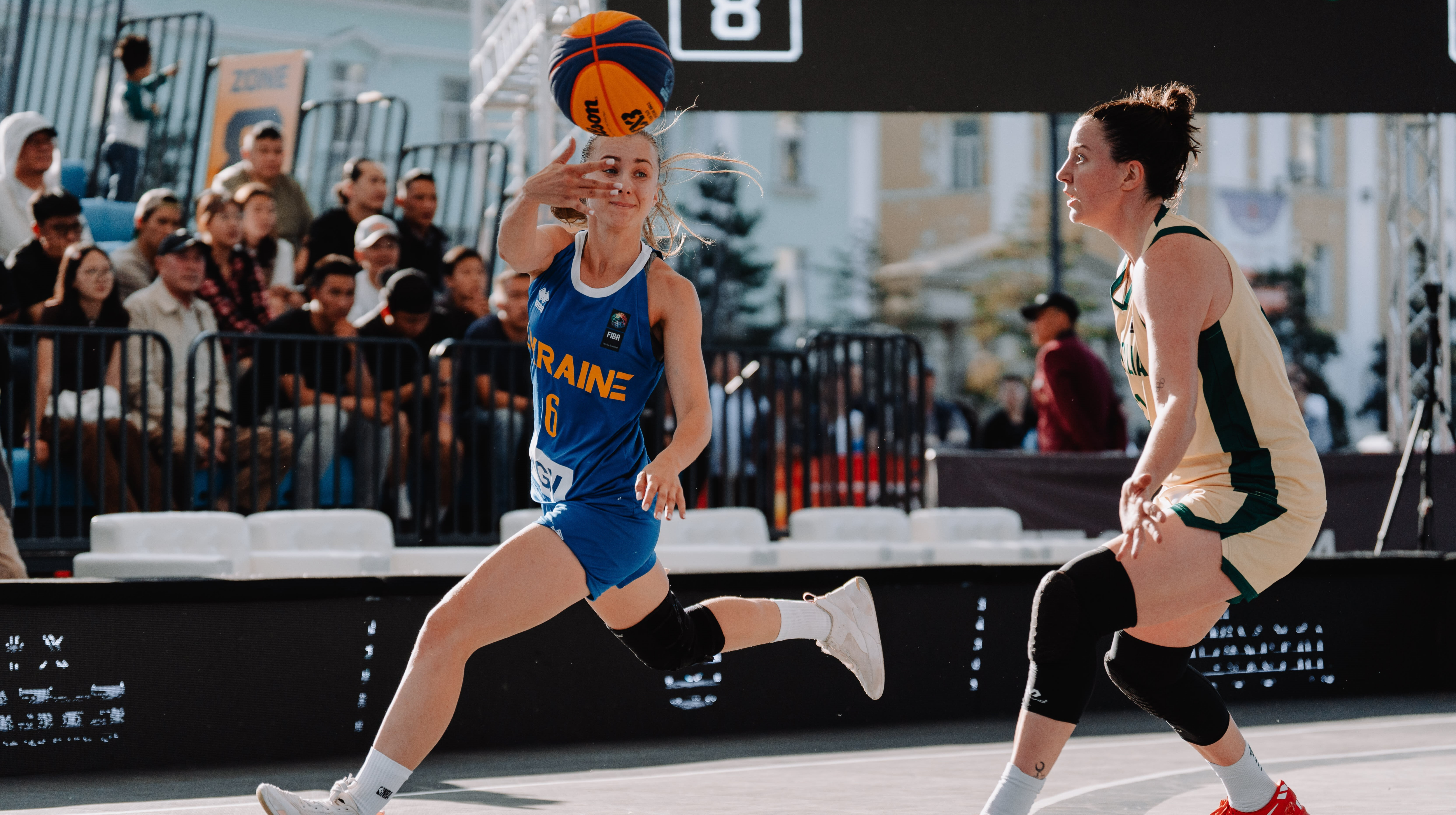 Сборная Украины 3х3 поднялась в пятерку общего зачета Женской лиги