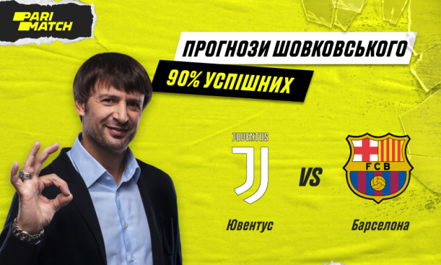 Прогноз на матч Ювентус – Барселона від Олександра Шовковського: Голів буде небагато