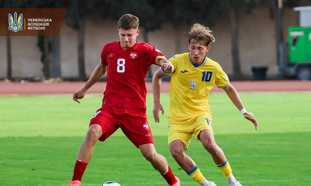 Україна U-17 поступилася Сербії у 1 турі юнацького Євро