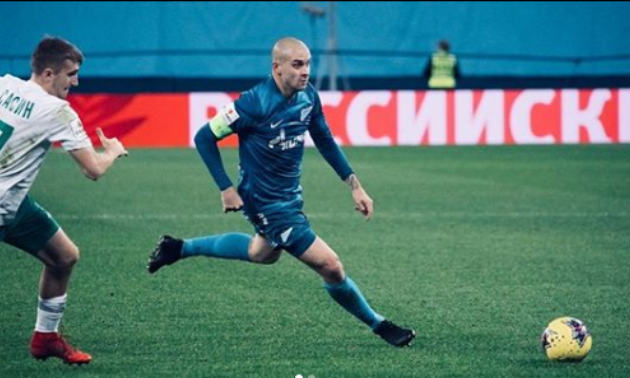 Ракицький став капітаном Зеніта у матчі Кубка Росії