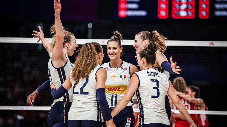 Италия стала первой финалисткой женской Лиги наций