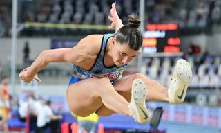 Відео дня. Золотий стрибок Марини Бех-Романчук на чемпіонаті Європи