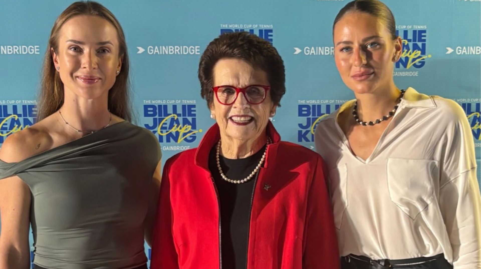 Веселая подготовка к турниру: украинские теннисистки похвастались фото с легендарной Билли Джин Кинг