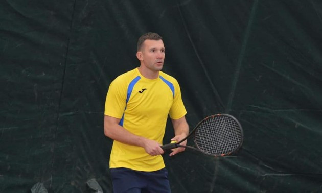 Шевченко продемонстрував навички в тенісі. ФОТО + ВІДЕО