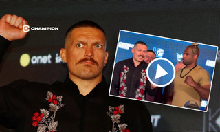 Усик зачитав патріотичний реп після битви поглядів із Дюбуа - ВІДЕО