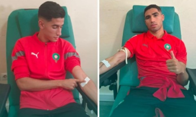 Представники збірної Марокко здали кров для жертв землетрусу