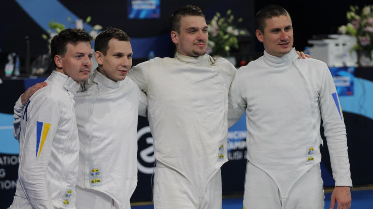 Чоловіча збірна України посіла 9 місце на командному чемпіонаті світу з фехтування