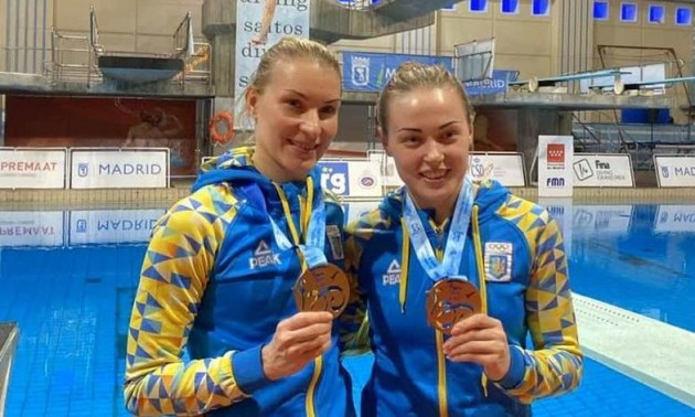 Українські стрибунки у воду вибороли бронзу на турнірі у Мадриді