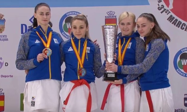 Українки здобули золото чемпіонату Європи з карате