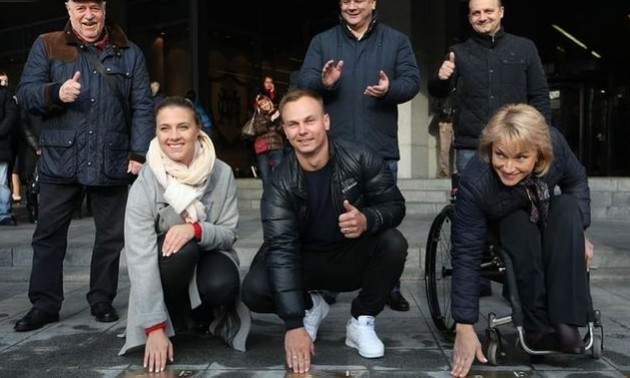 Трьом видатним спортсменам відкрили іменні зірки в Києві