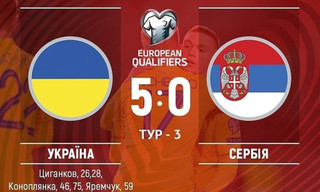 Руска курва: українські уболівальники перекричали гімн Сербії на Арені Львів