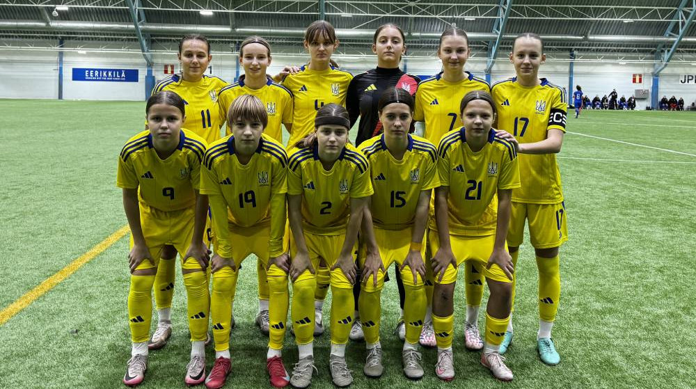Девичья сборная Украины U-15 проиграла Словакии в заключительном матче на турнире развития УЕФА