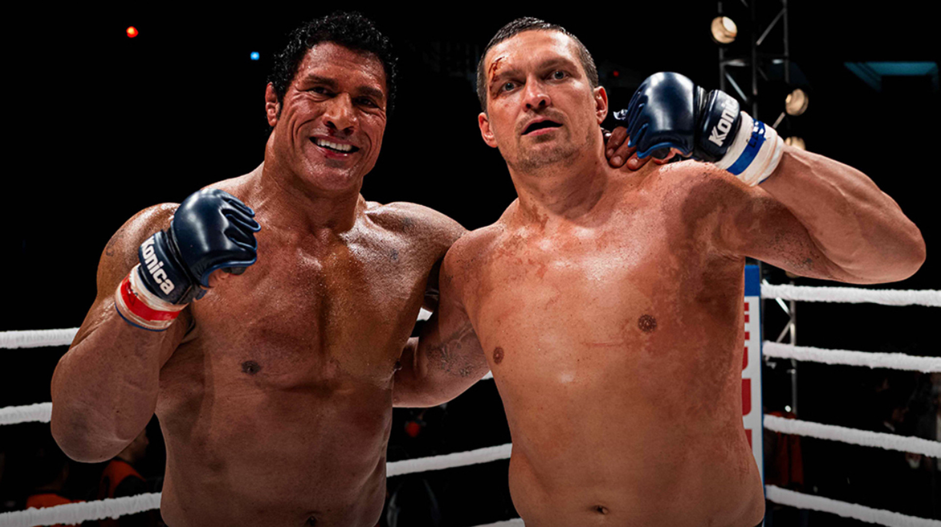 Эмоции зашкаливают: в сети появился фрагмент фильма Несокрушимый с Усиком и Скалой