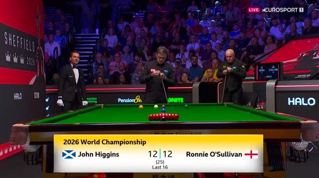 Хиггинс и О'Салливан определили четвертьфиналиста чемпионата мира только на десайдере