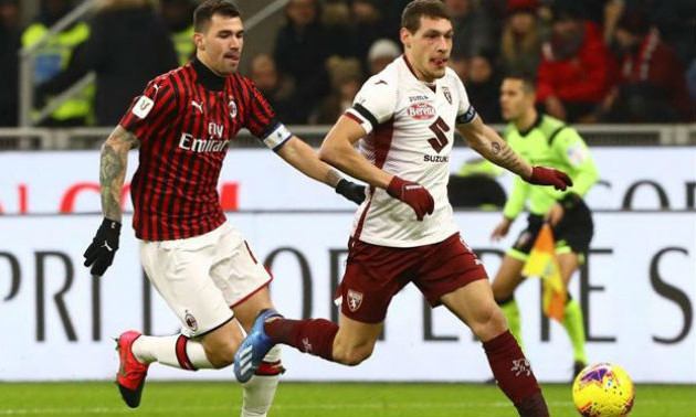 Мілан здолав Торіно у чвертьфіналі Кубка Італії