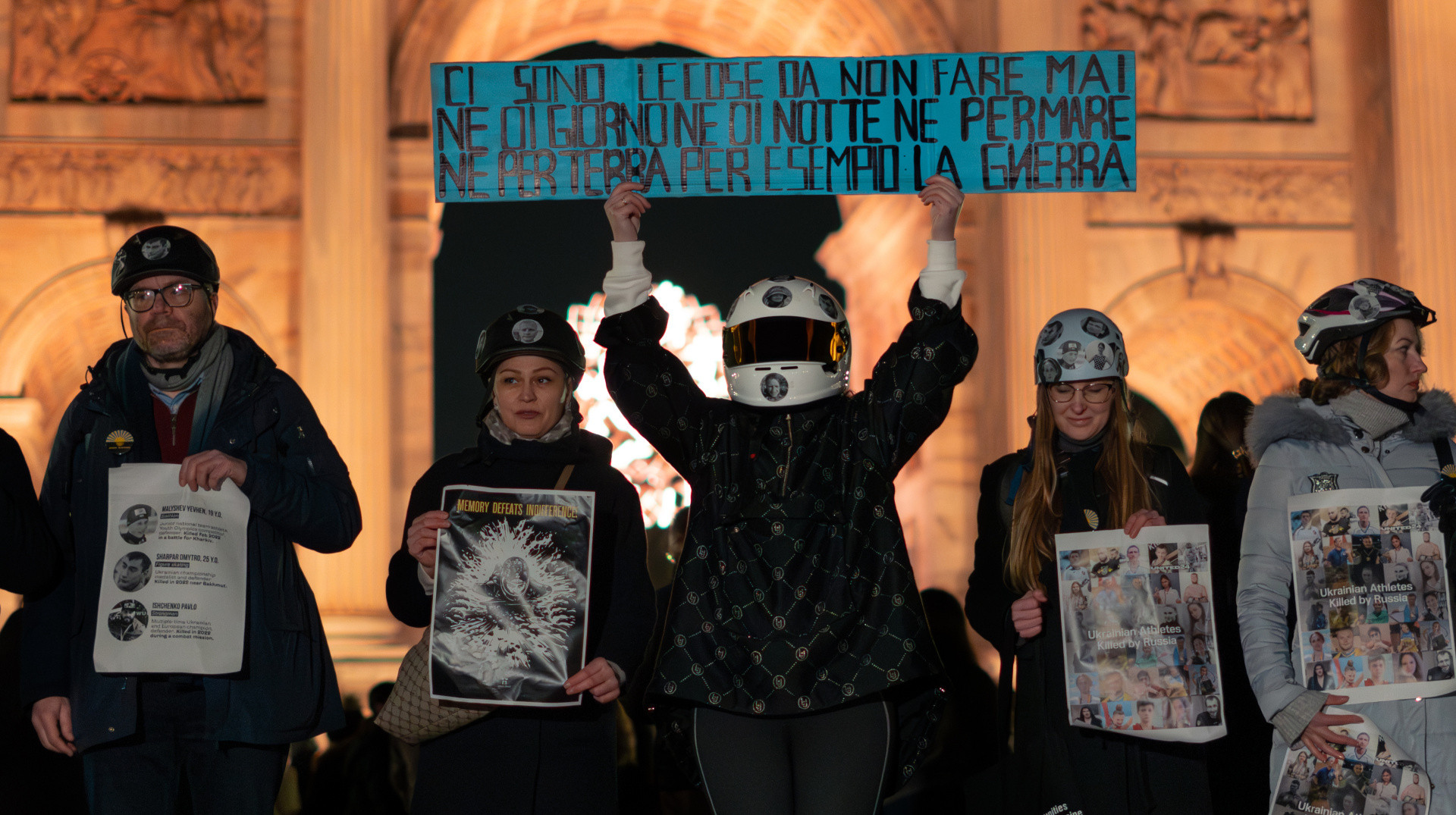 Как украинская диаспора в Милане поддержала Гераскевича и что еще планирует сделать во время Олимпиады