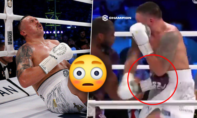 Дюбуа вдарив Усика нижче пояса під час чемпіонського бою - ВІДЕО