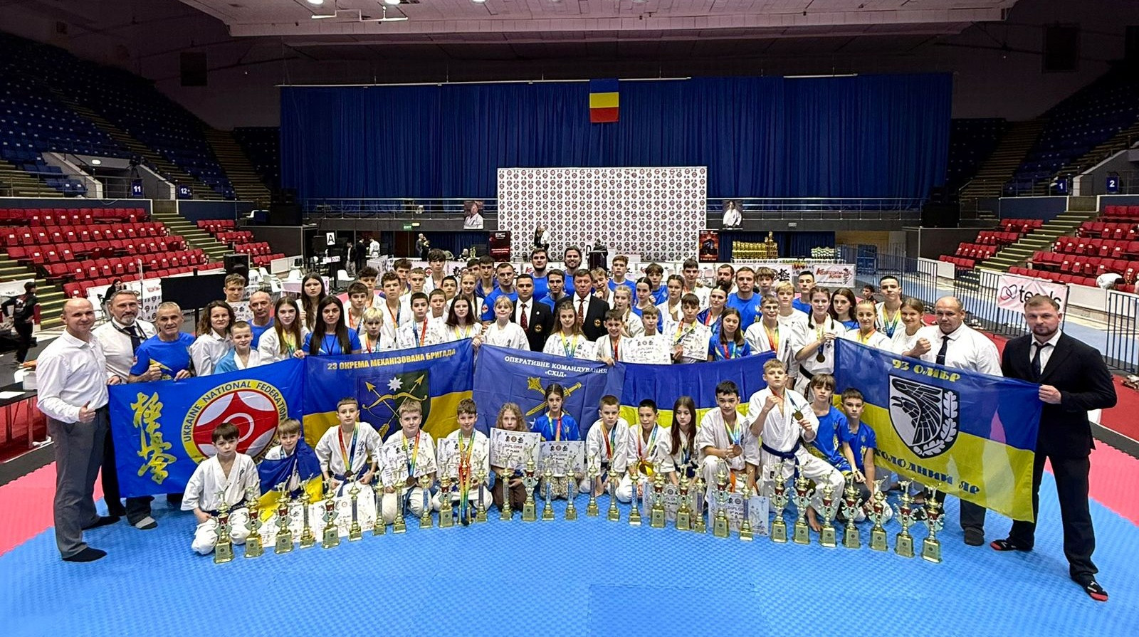 Сборная Украины выиграла 42 медали и заняла 3-е общекомандное место на Кубке Европы по киокушин каратэ