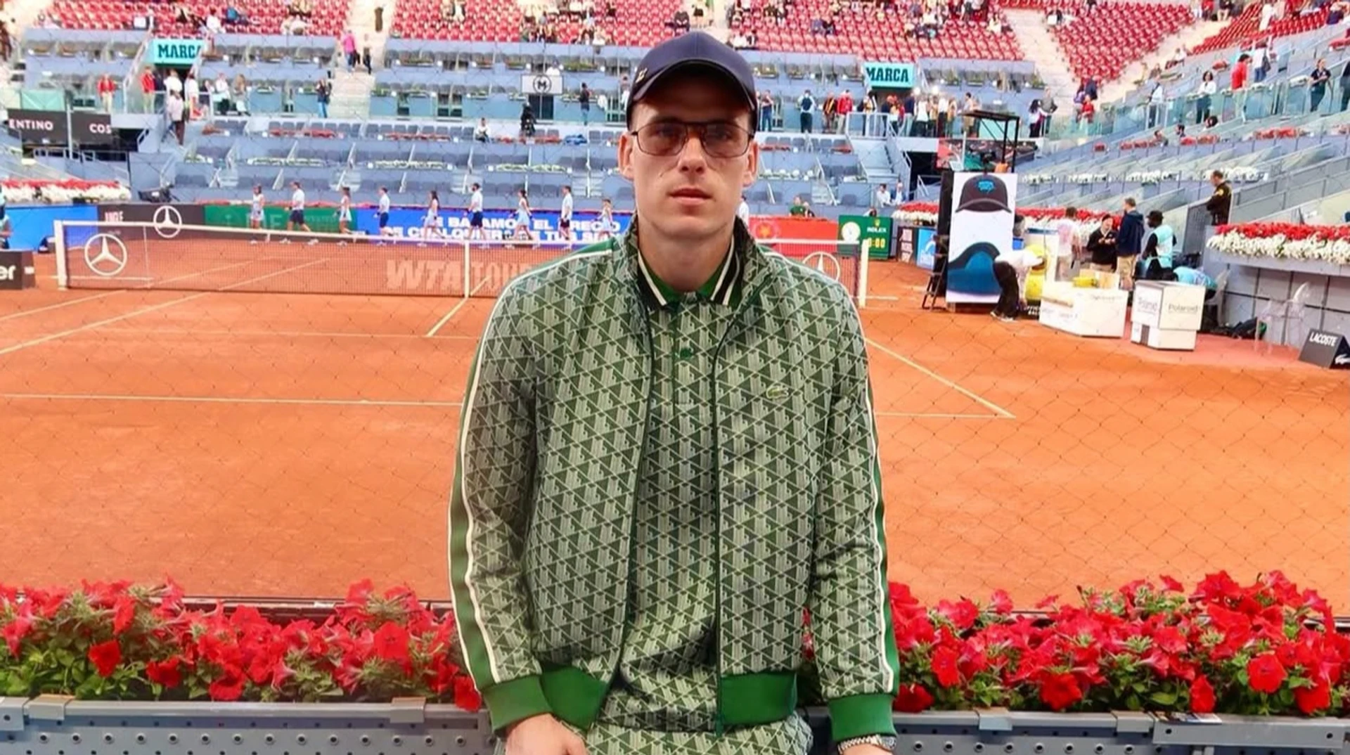 Українська підтримка: Лунін завітав на переможний матч Костюк на турнірі в Мадриді