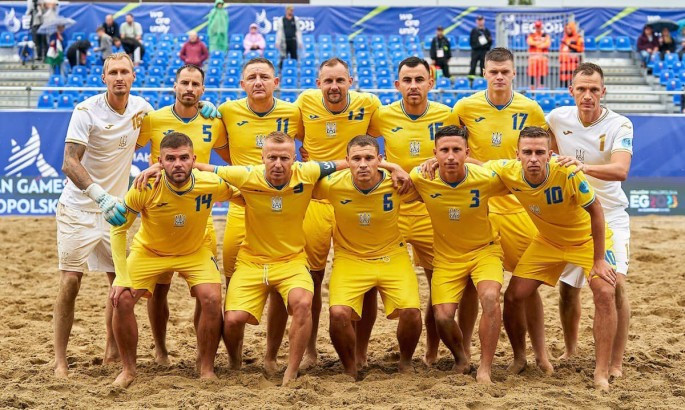 Чоловіча збірна України з пляжного футболу посіла 7-е місце на Європейських іграх