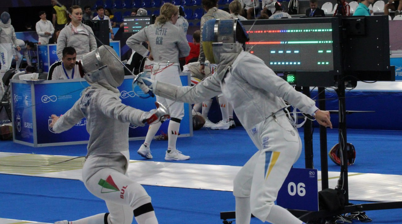Украинские саблистки уступили Болгарии в 1/8 финала чемпионата мира
