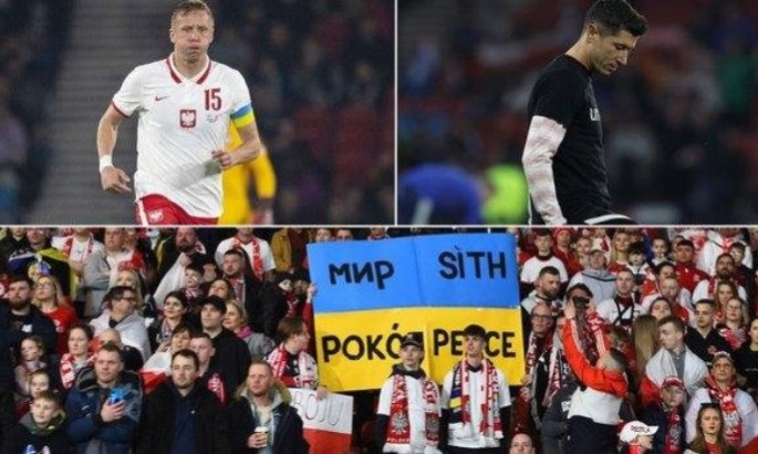 Глядачі матчу Шотландія - Польща продемонстрували неймовірну підтримку України