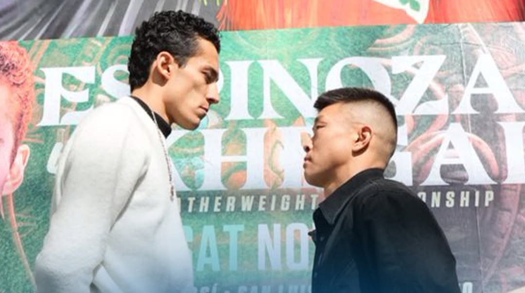 Хегай та Еспіноса провели дуель поглядів перед боєм