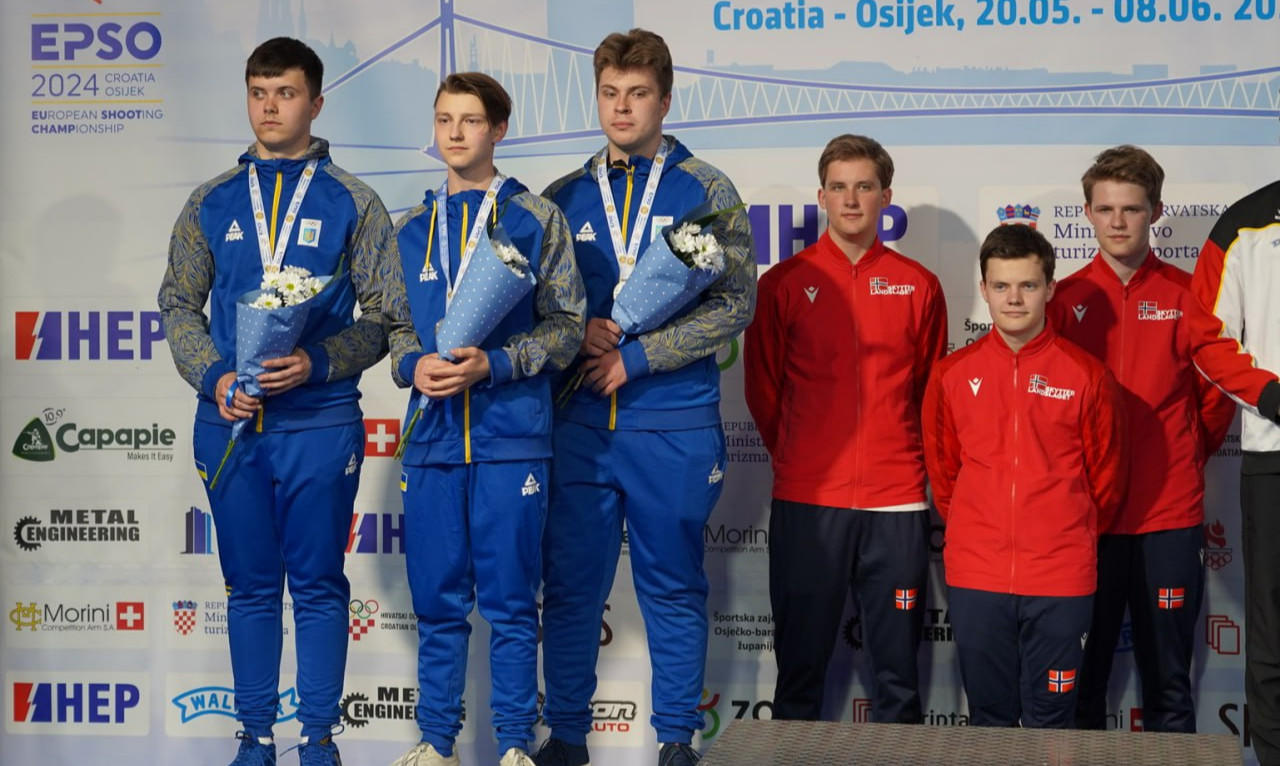 Українці здобули срібло на чемпіонаті Європи зі стрільби