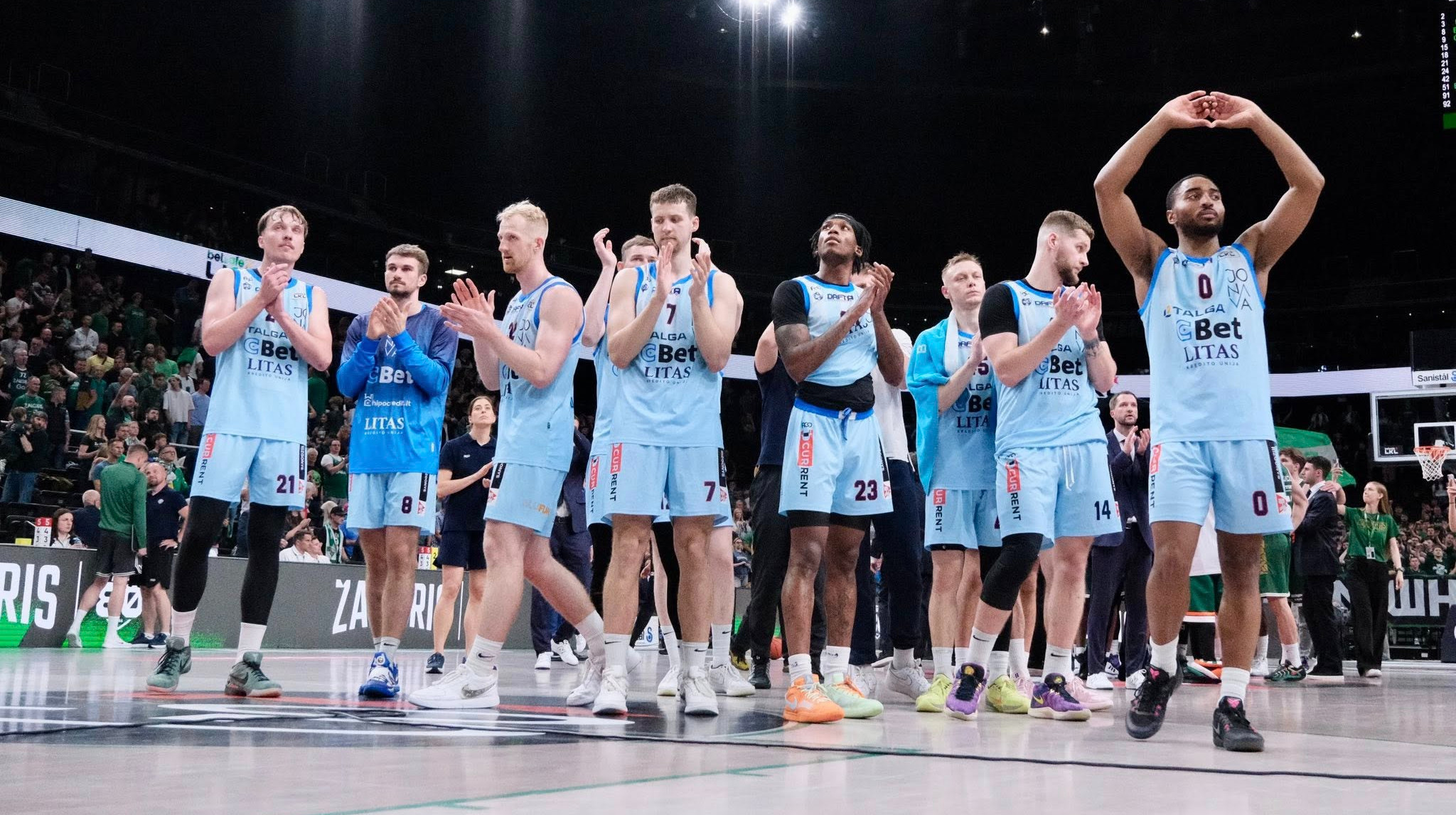 Команда Близнюка і Зотова поступилася Жальгірісу в півфіналі чемпіонату Литви
