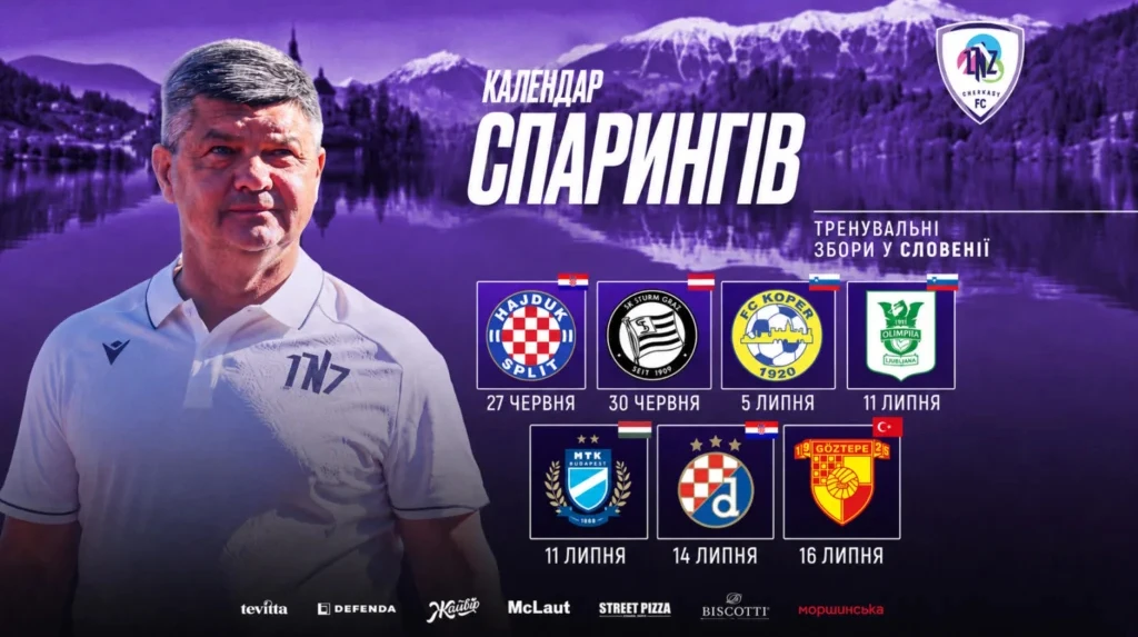 Динамо Загреб, Хайдук і не тільки: ЛНЗ назвав спаринг-партнерів на зборах в Словенії