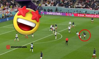Чуамені забив шикарний гол дальнім ударом у матчі Англія - Франція на ЧС-2022 - ВІДЕО