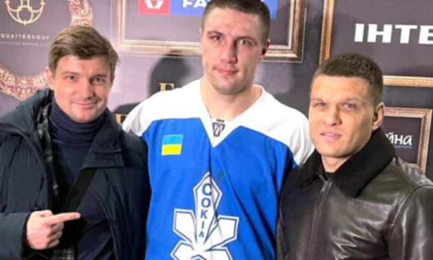 Український боксер підтримав Сокіл
