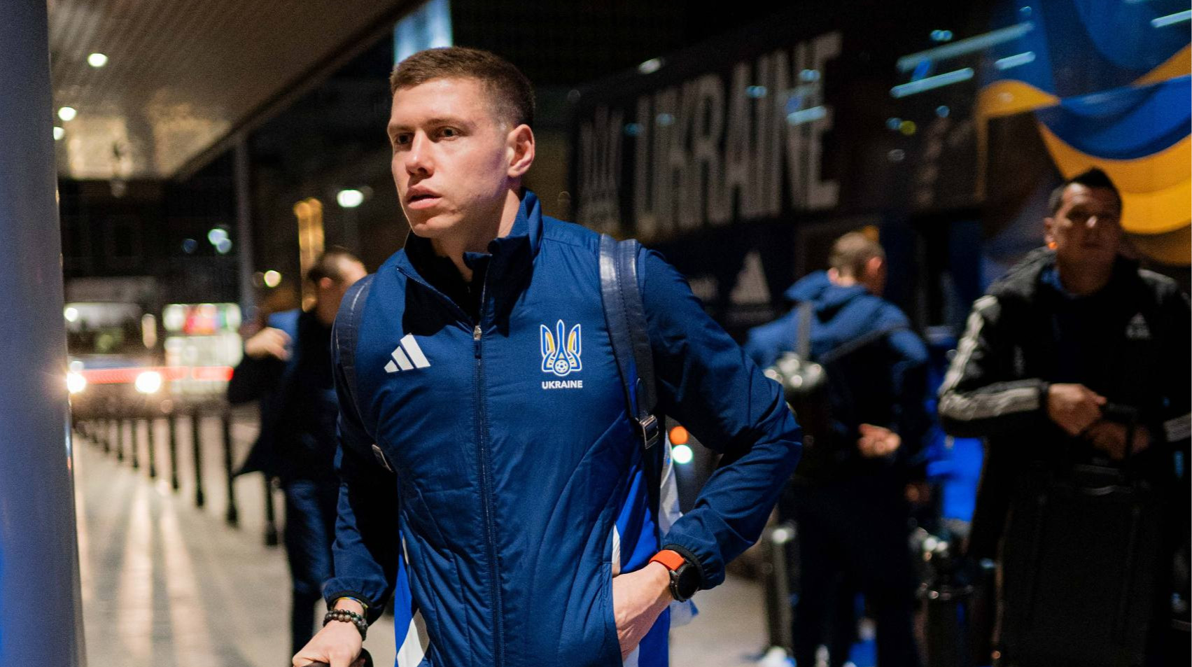 Сборная Украины прибыла в Польшу на матч с Исландией в отборе на ЧМ-2026