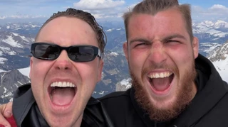 Готують щось особливе: зірка UFC і український співак разом підкорили Альпи