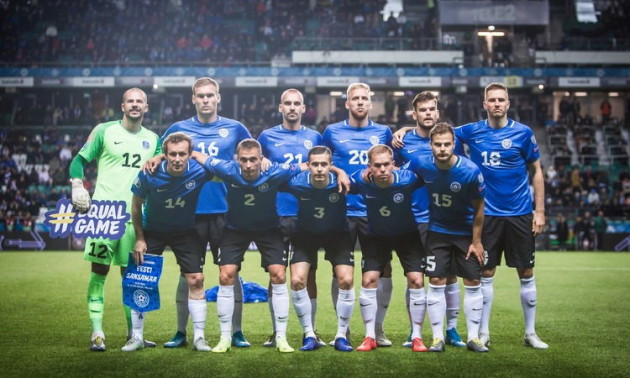 Збірна Естонії оголосила склад на матч з Україною