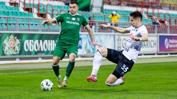 Полтава у меншості не змогла втримати  перемогу над Оболонню у 24 турі УПЛ