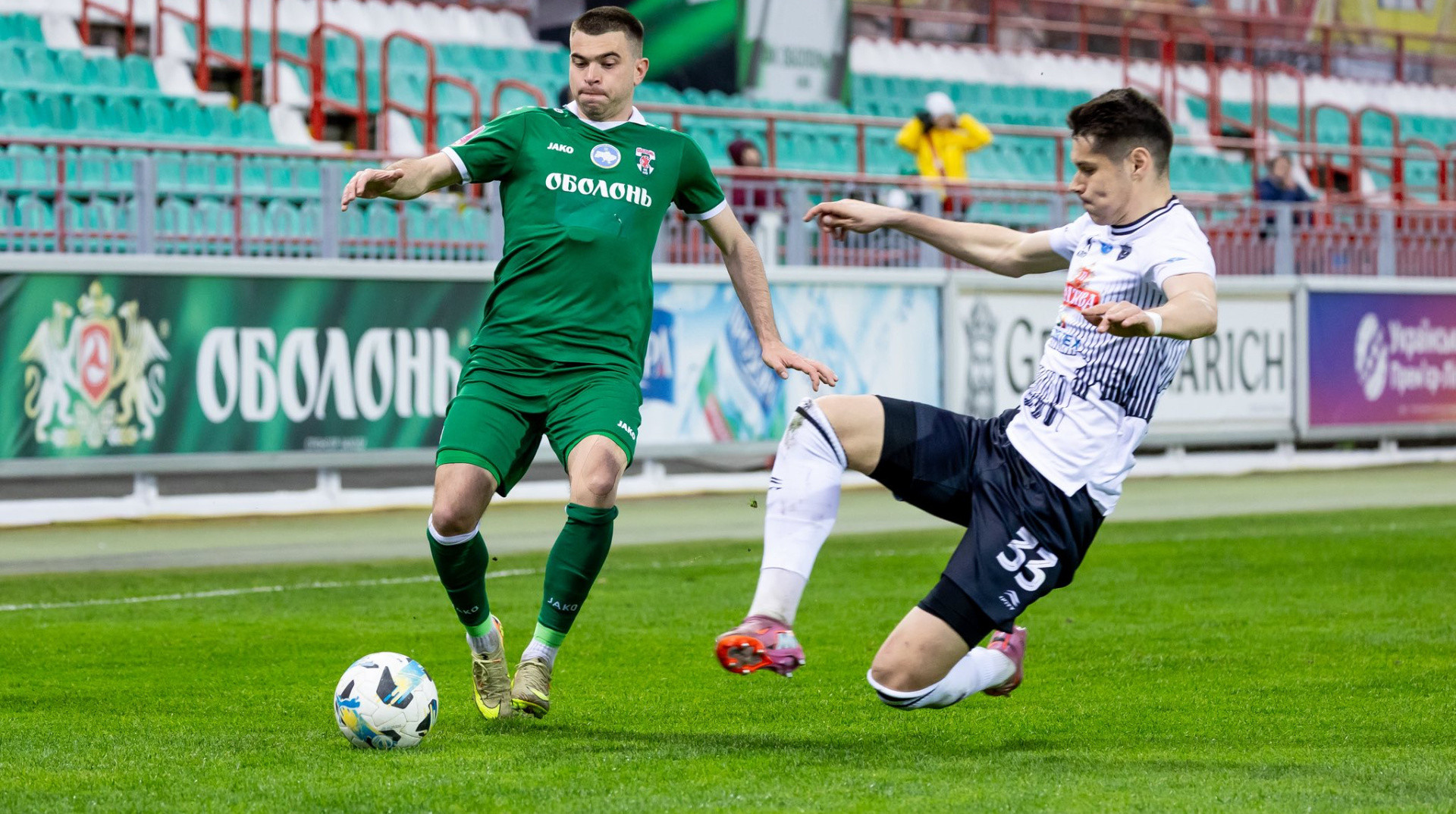 Полтава у меншості не змогла втримати  перемогу над Оболонню у 24 турі УПЛ