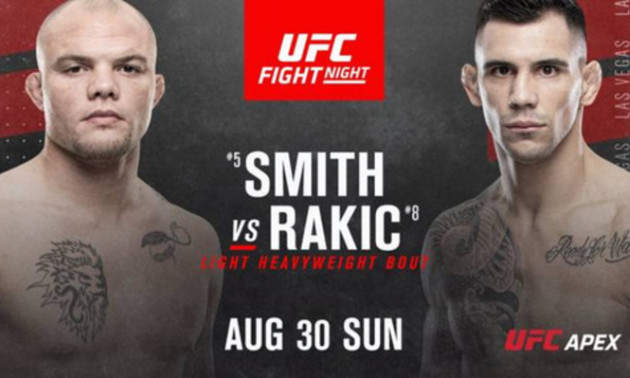 Ракич і Сміт показали однакову вагу перед UFC Fight Night 175