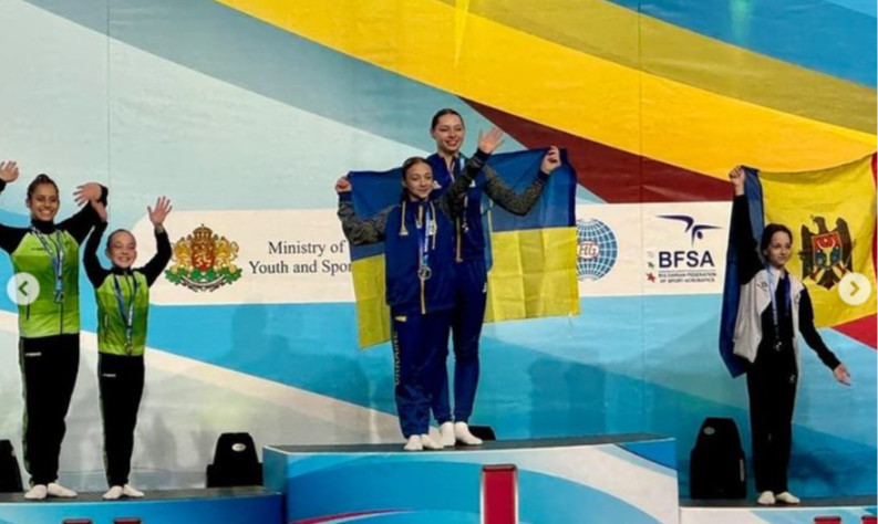 Українці вибороли 9 медалей на етапі КС зі спортивної акробатики в Болгарії