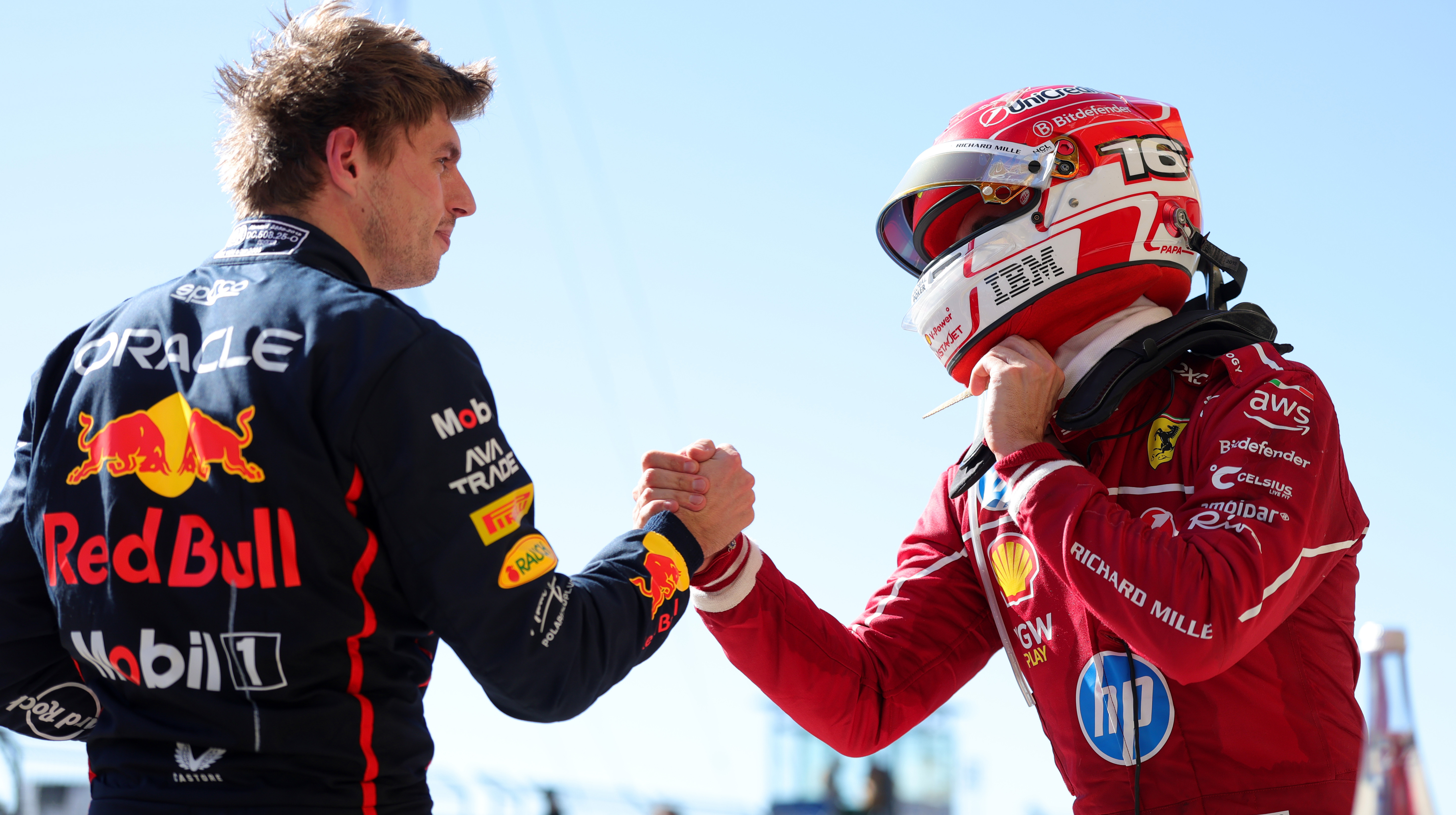 Макс Ферстаппен та Шарль Леклер